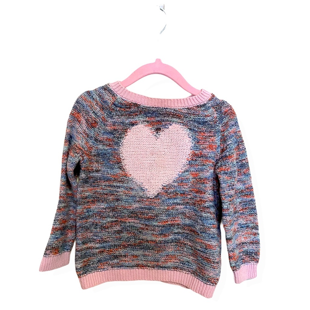 [3 for $15] Heart Pink Toddler Sweater